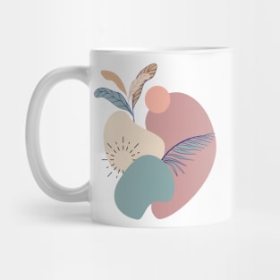 Boho Abstract Warm Toned Neutral Print Mug